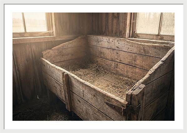 Old Wooden Feed Bin