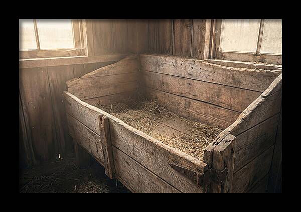 Old Wooden Feed Bin
