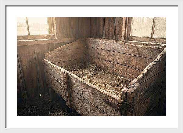 Old Wooden Feed Bin