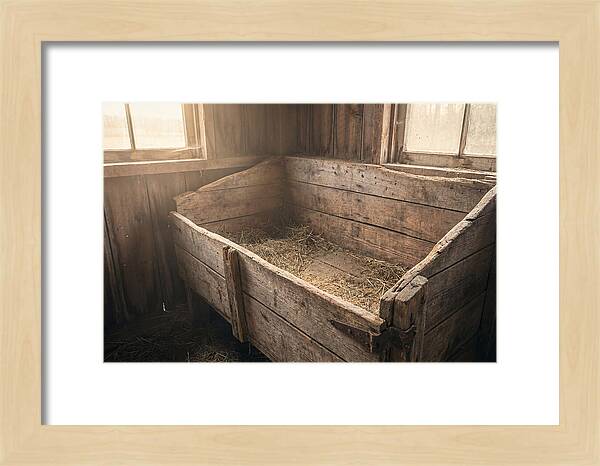 Old Wooden Feed Bin