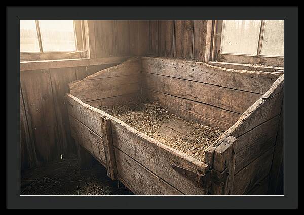Old Wooden Feed Bin