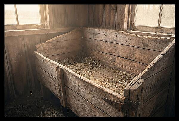 Old Wooden Feed Bin