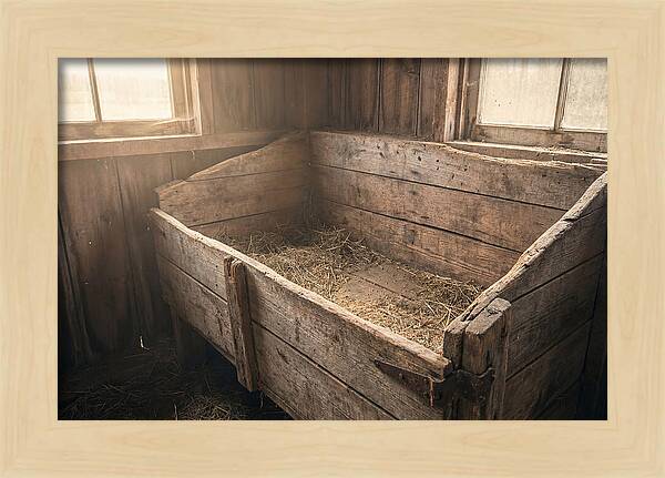 Old Wooden Feed Bin