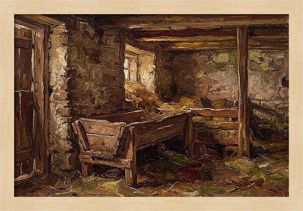 Old Wooden Feed Manger