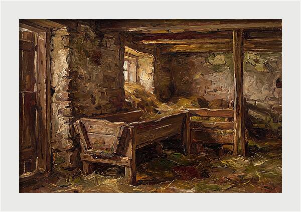 Old Wooden Feed Manger