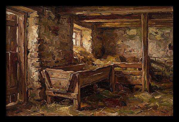 Old Wooden Feed Manger
