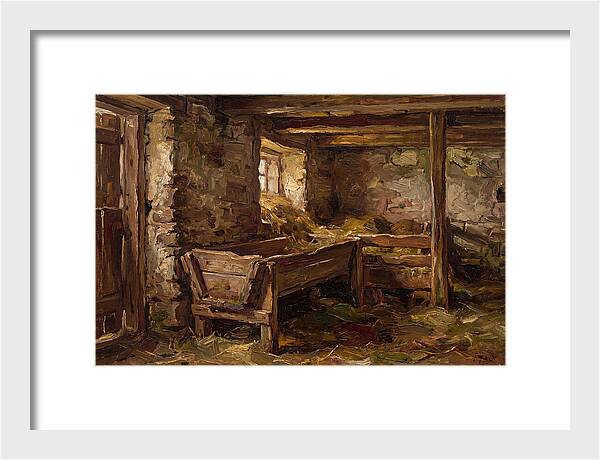 Old Wooden Feed Manger