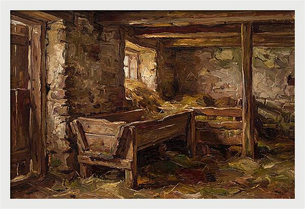 Old Wooden Feed Manger