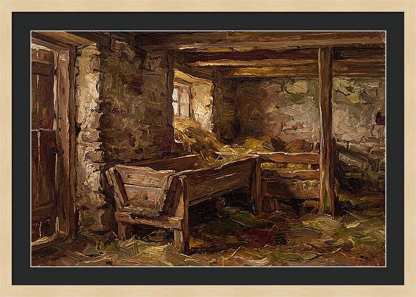 Old Wooden Feed Manger