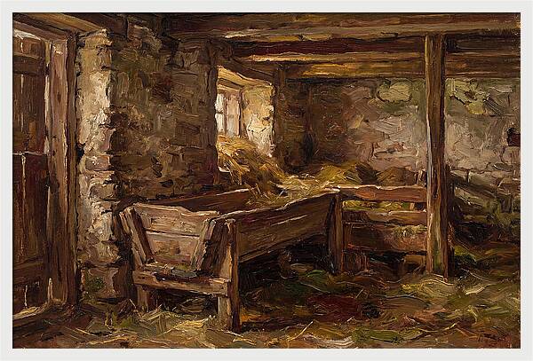 Old Wooden Feed Manger