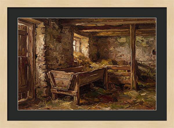 Old Wooden Feed Manger