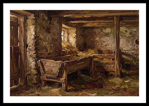 Old Wooden Feed Manger