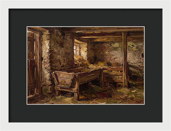 Old Wooden Feed Manger
