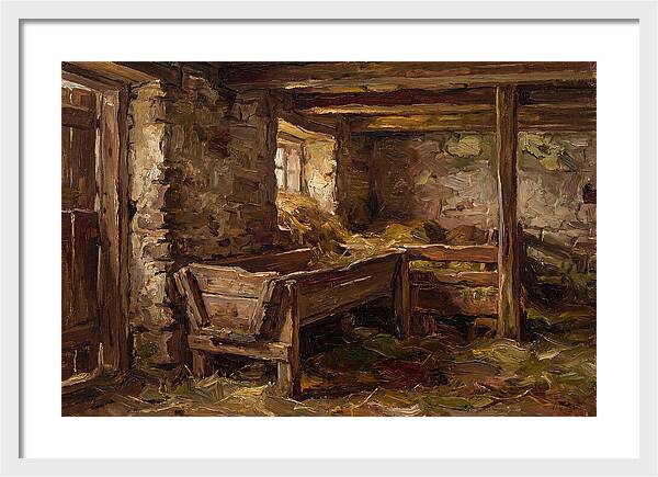 Old Wooden Feed Manger