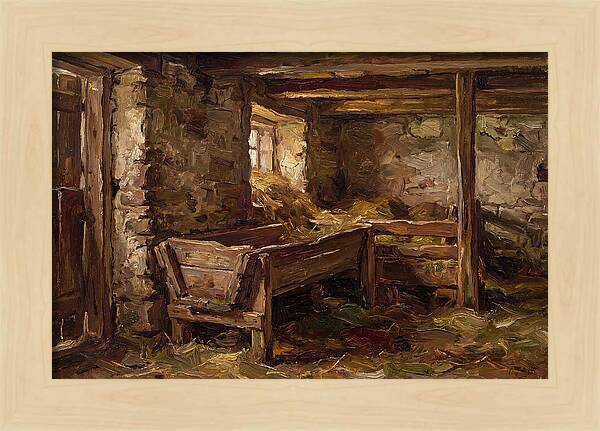 Old Wooden Feed Manger