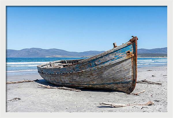Old Wooden Fishing Boat