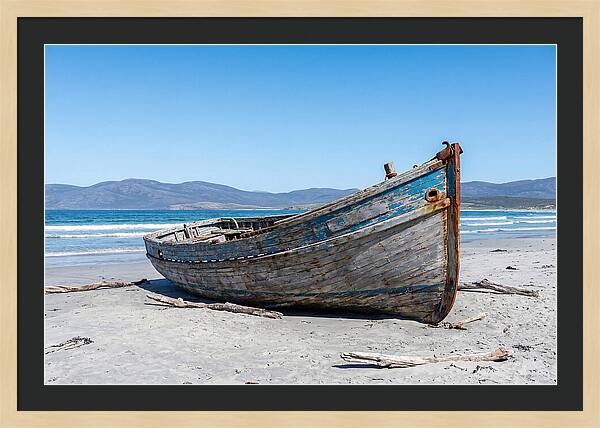 Old Wooden Fishing Boat
