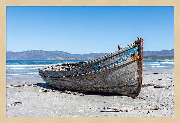 Old Wooden Fishing Boat