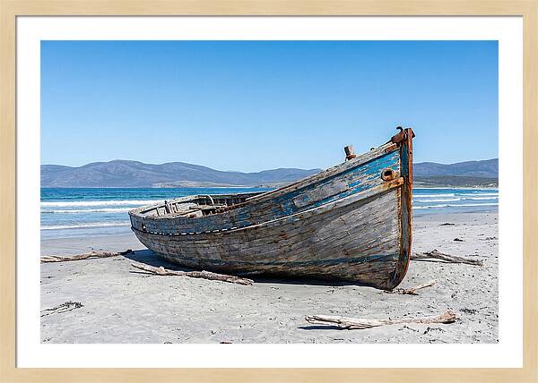 Old Wooden Fishing Boat