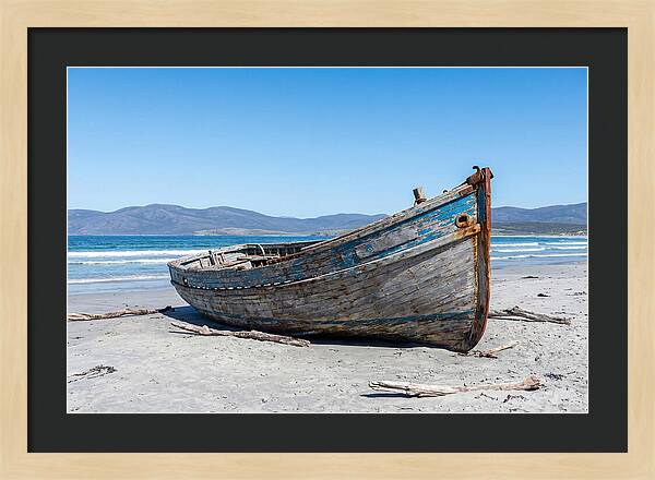 Old Wooden Fishing Boat