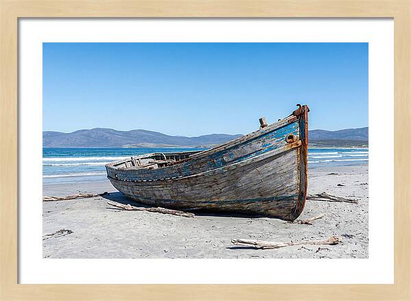 Old Wooden Fishing Boat