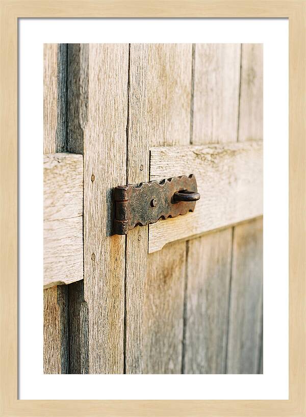 Old Wooden Gate Latch