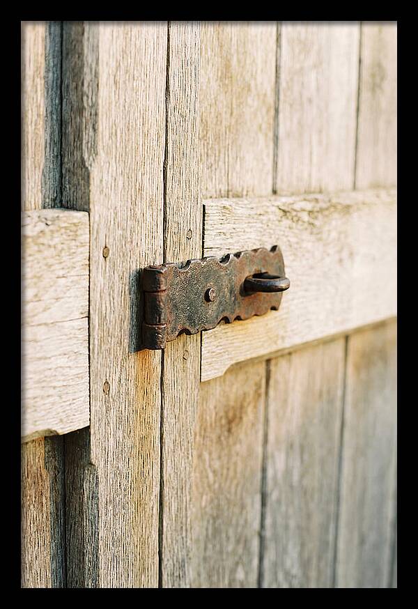 Old Wooden Gate Latch