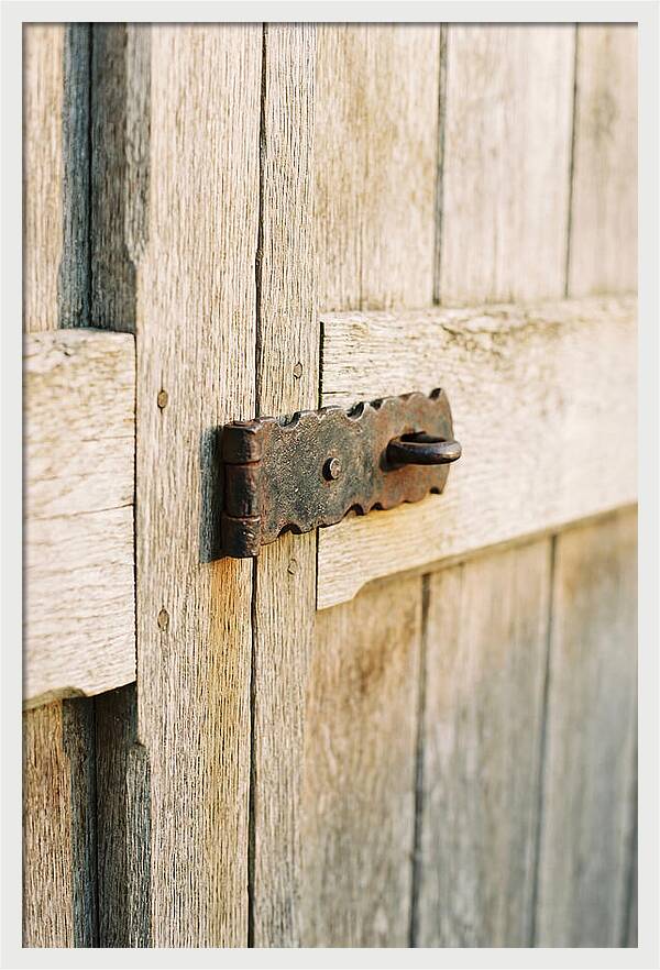 Old Wooden Gate Latch