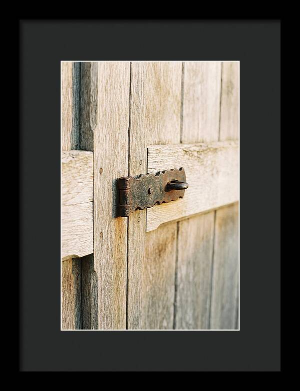 Old Wooden Gate Latch