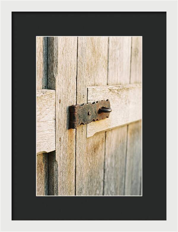 Old Wooden Gate Latch