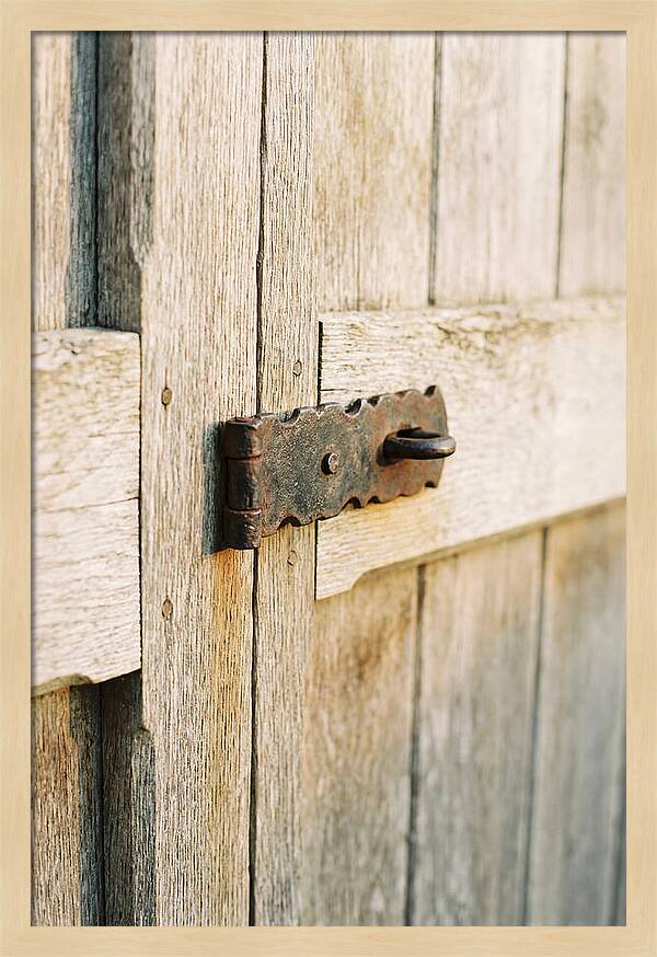 Old Wooden Gate Latch