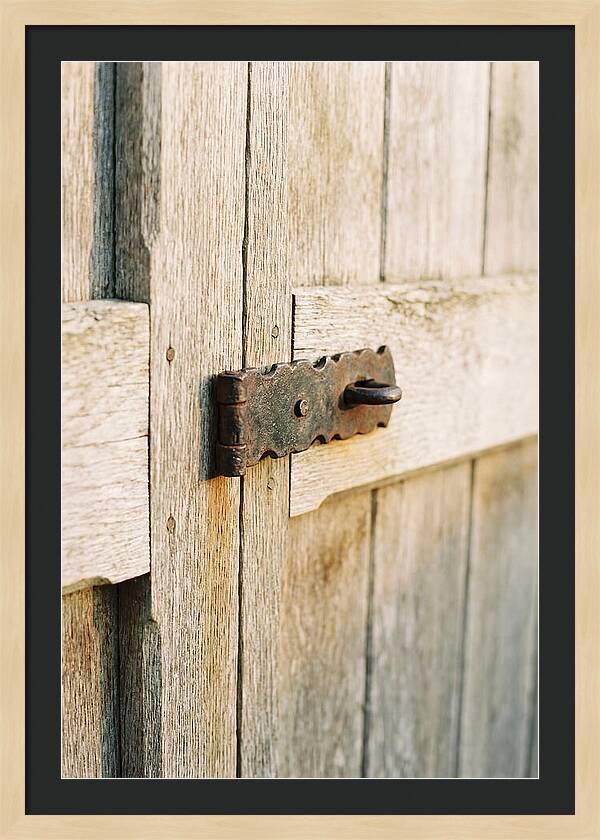 Old Wooden Gate Latch