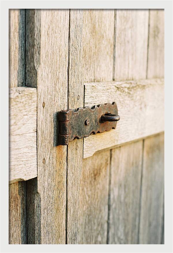 Old Wooden Gate Latch