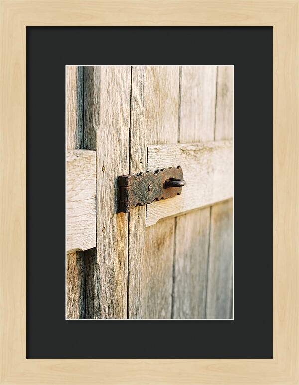 Old Wooden Gate Latch