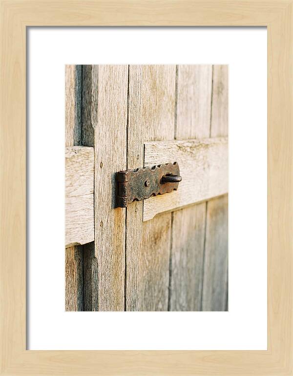 Old Wooden Gate Latch