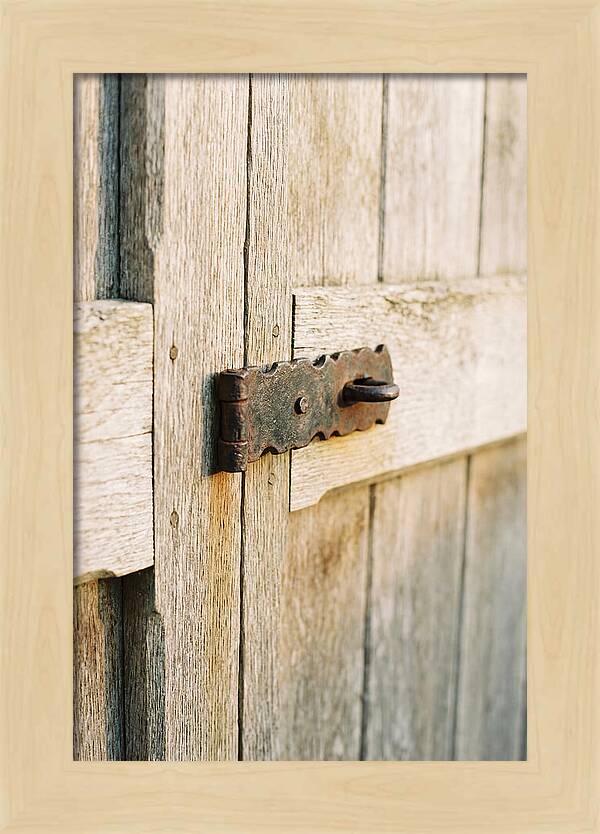 Old Wooden Gate Latch