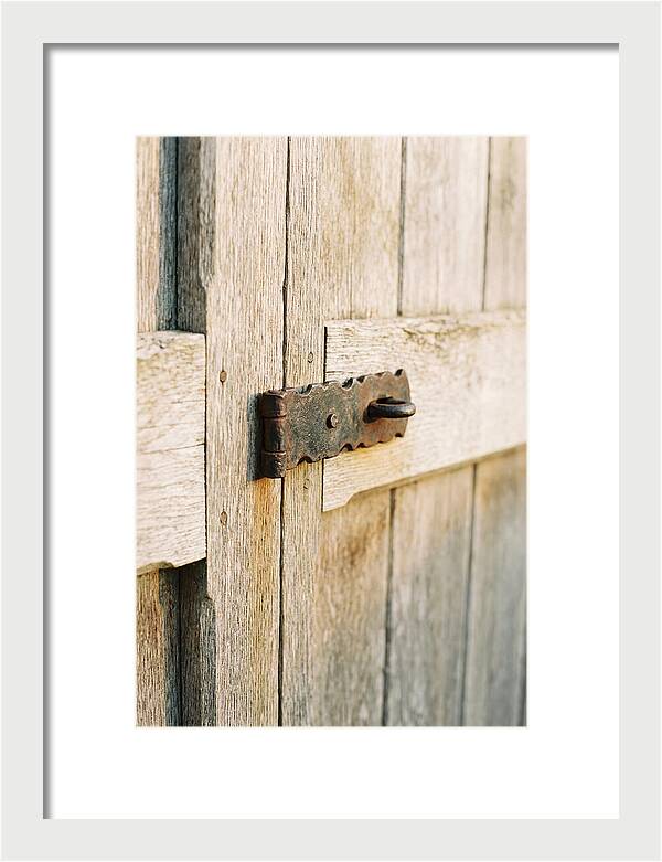 Old Wooden Gate Latch