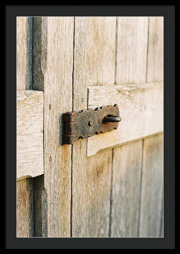Old Wooden Gate Latch