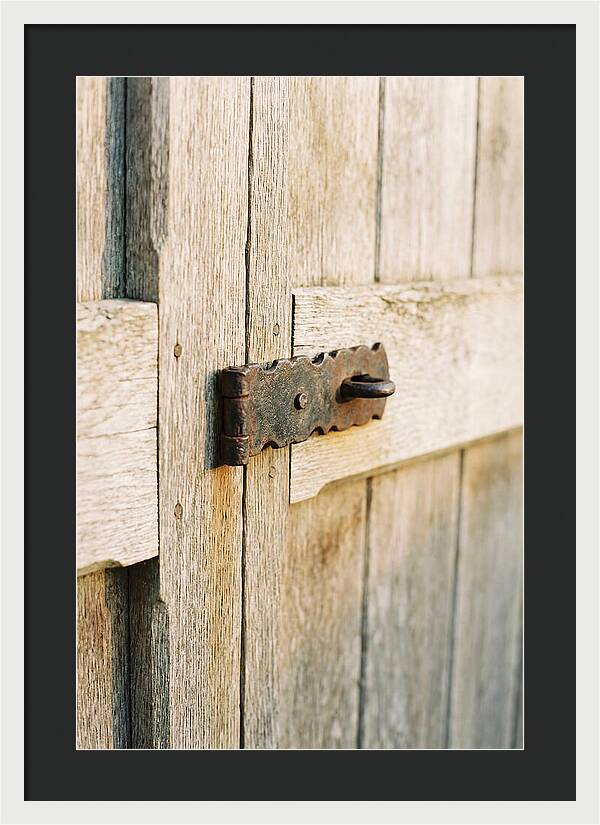 Old Wooden Gate Latch