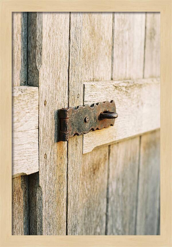 Old Wooden Gate Latch