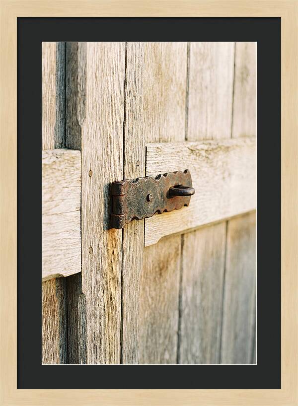 Old Wooden Gate Latch