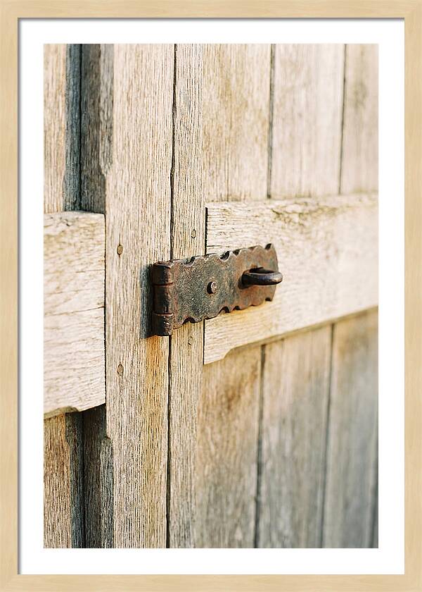 Old Wooden Gate Latch