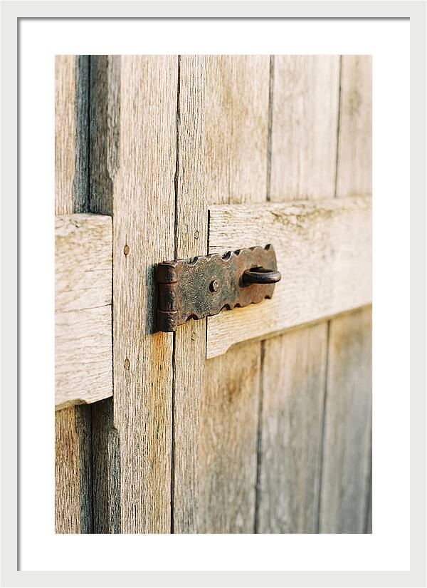 Old Wooden Gate Latch