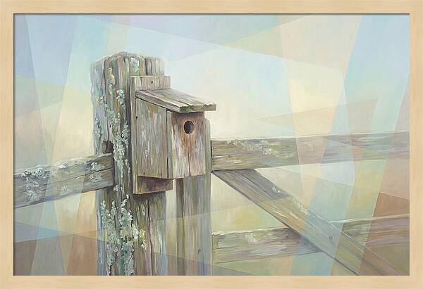Old Wooden Gate Post