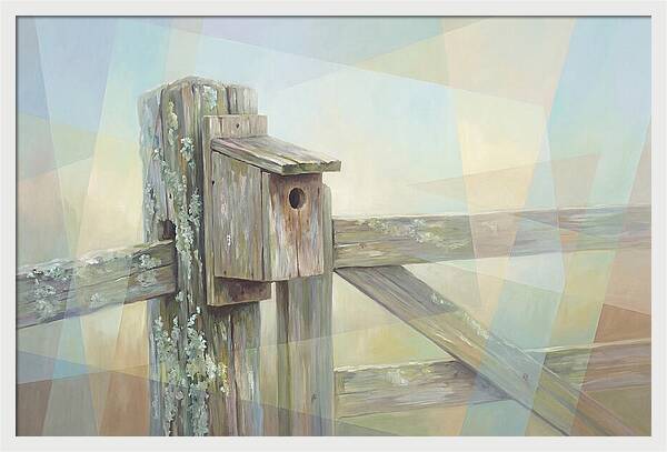 Old Wooden Gate Post