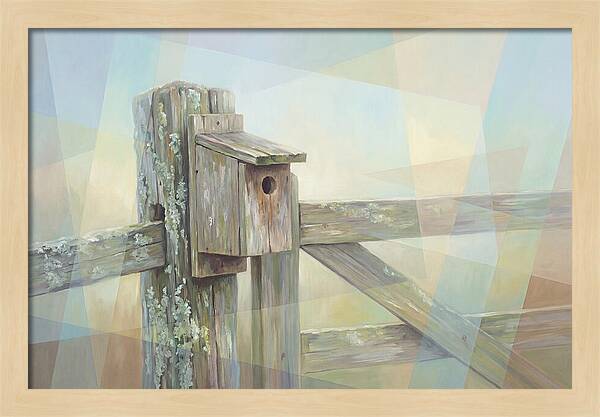Old Wooden Gate Post