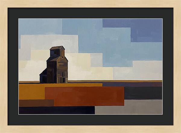 Old Wooden Grain Elevator