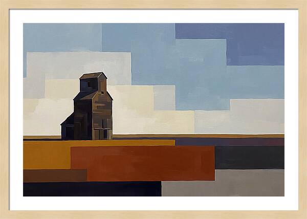 Old Wooden Grain Elevator