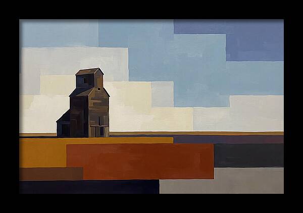 Old Wooden Grain Elevator