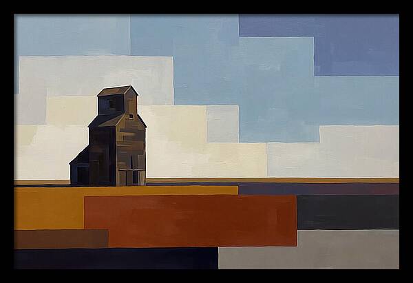 Old Wooden Grain Elevator